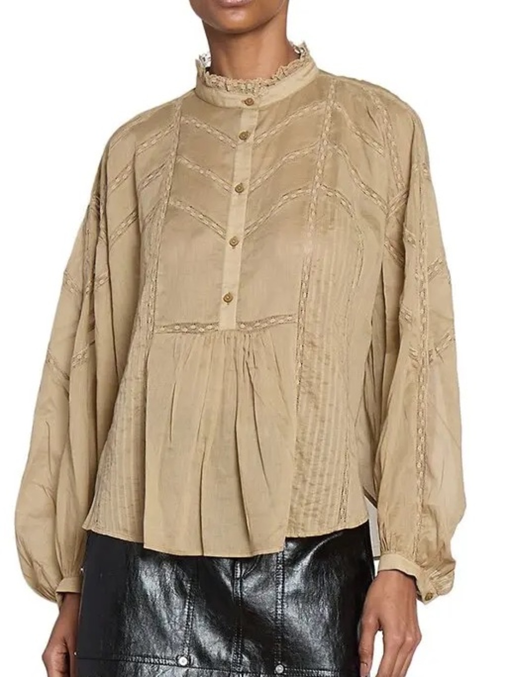 Isabel marant Boho Button-Front Blouse